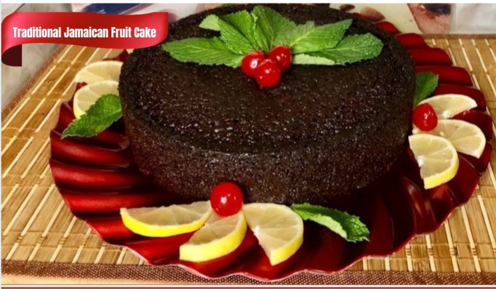 Jamaican Christmas Fruit Cake 10"
